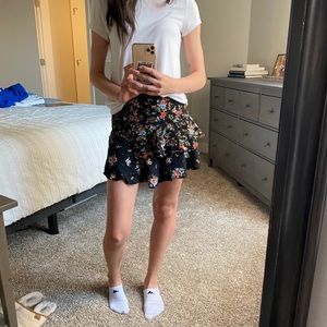 Flowy flower skirt